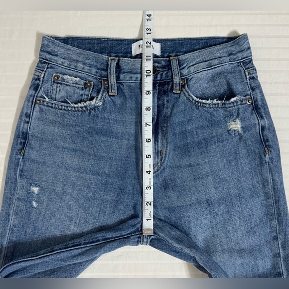 Pistola Jeans Stevie High Rise Wide Leg Flare Relaxed Blue Denim Size 25 - Picture 11 of 15